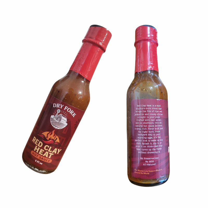 Red Clay Heat - Great Hot Sauce for Any Dish, Eggs, Tacos, Veggies